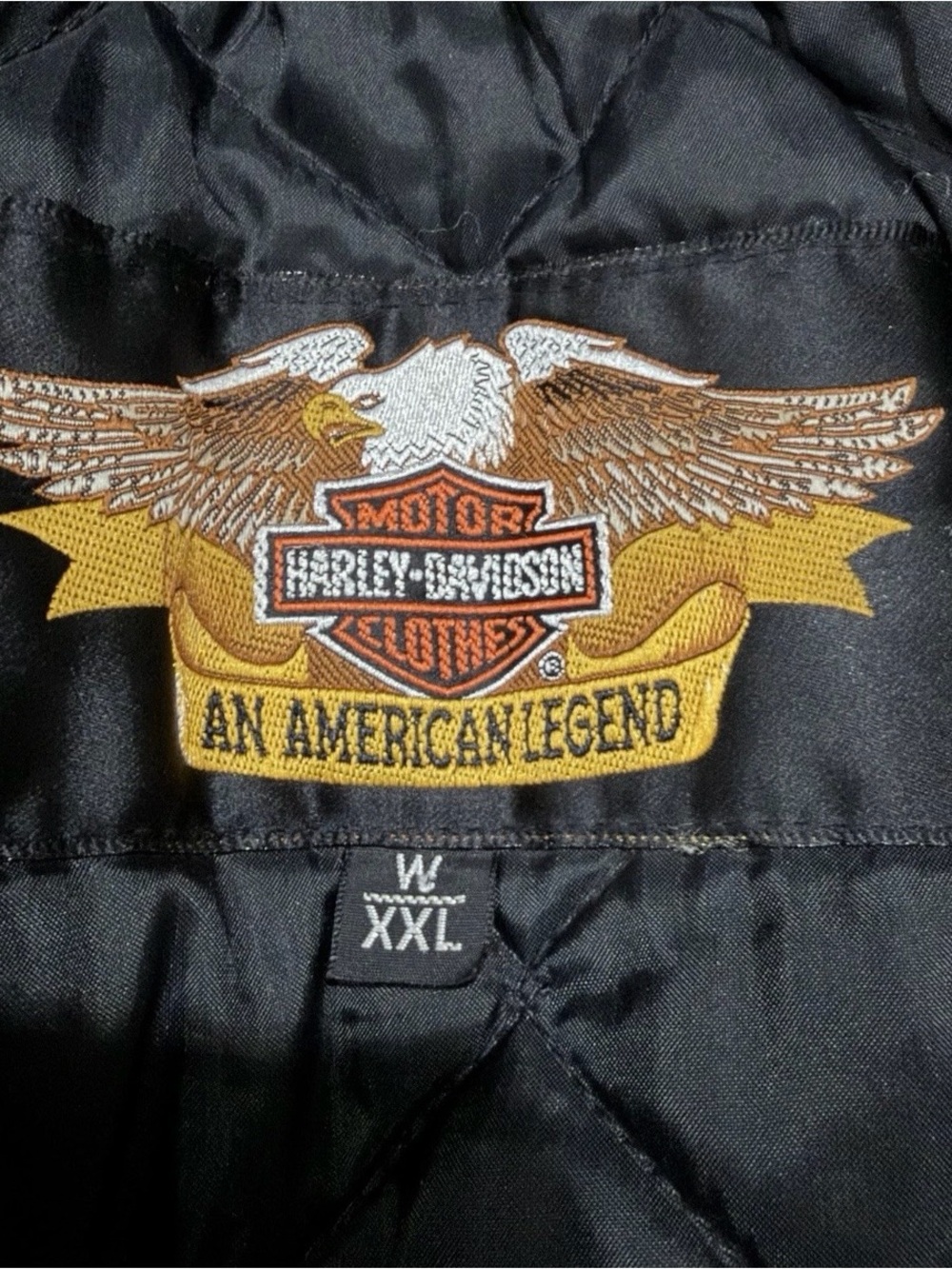 Harley Davidson Women’s XXL Willie G Genuine Leather Motorcycle Jacket C - Picture 9 of 16
